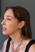 Pendientes Ayala Bar Mujer Amber Bloom in Aleación de Metal Cristallo R2522 - R2522
